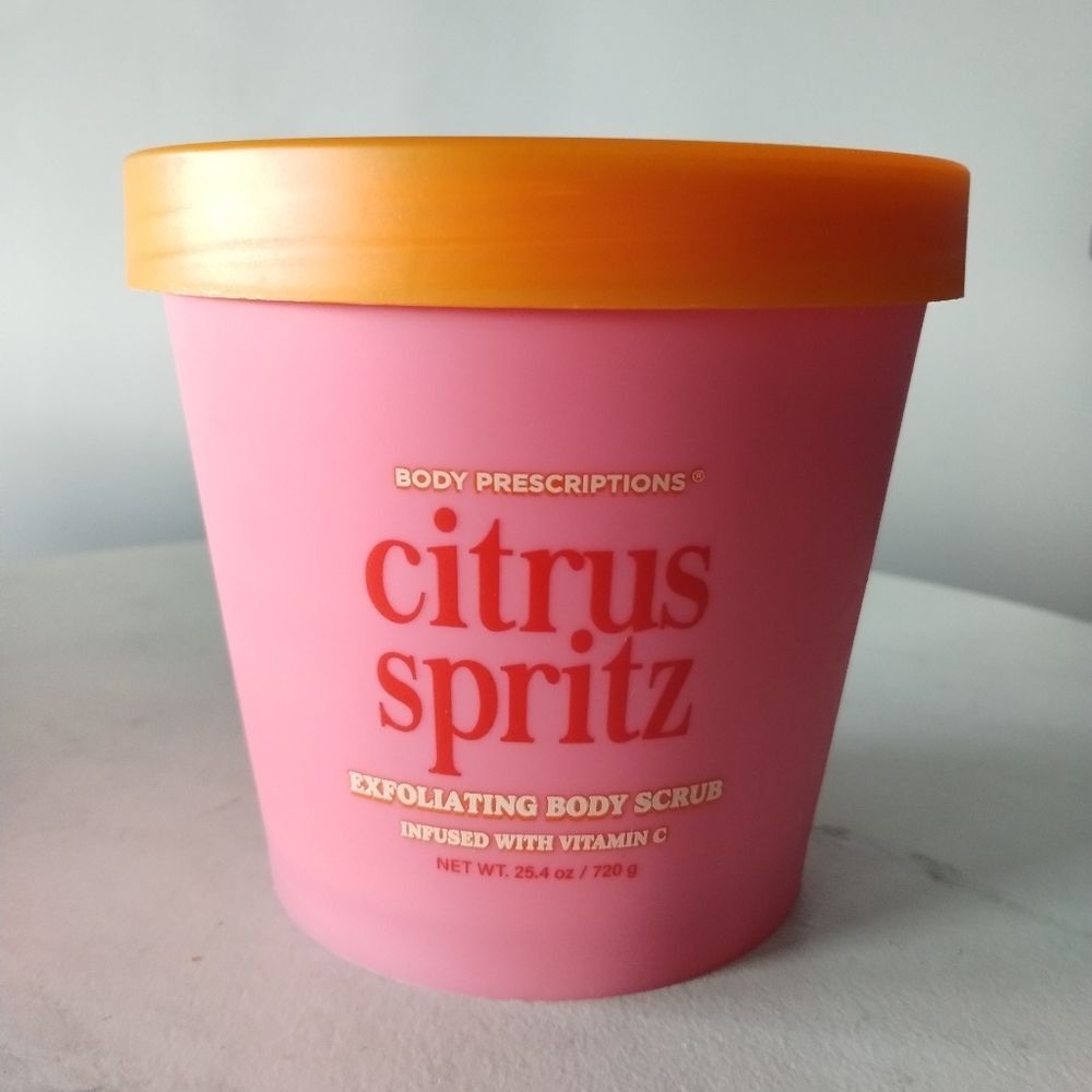 Body Prescriptions Citrus Spritz Exfoliating Body Scrub 25.4oz NWT